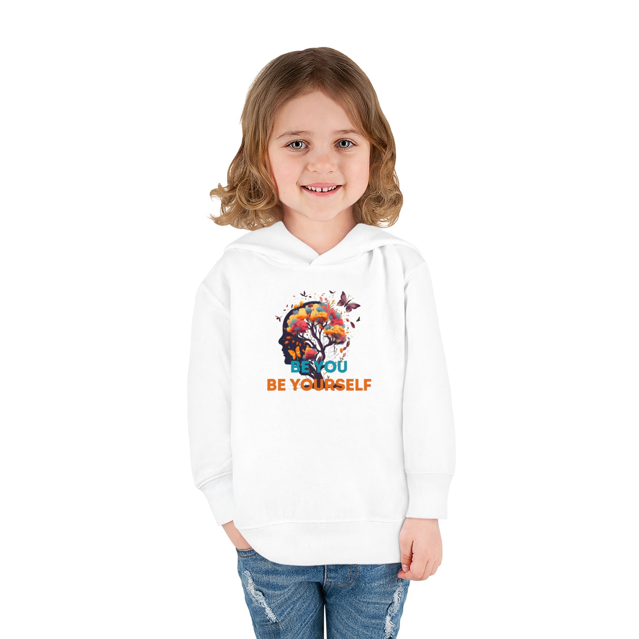 "BY-BY 1221  " Toddler Hoodie Colorful Tree Graphic Design by CHENÈT
