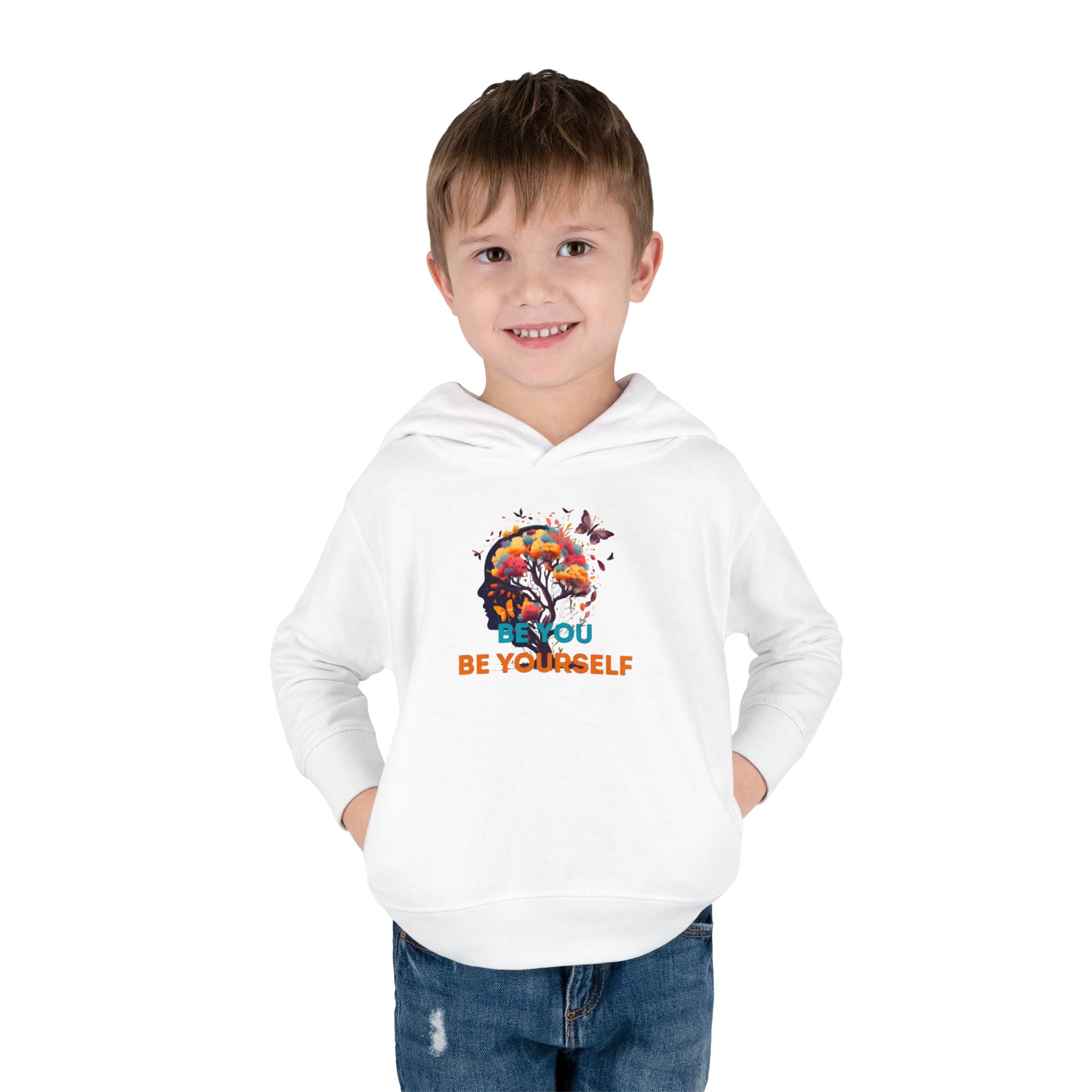 "BY-BY 1221  " Toddler Hoodie Colorful Tree Graphic Design by CHENÈT