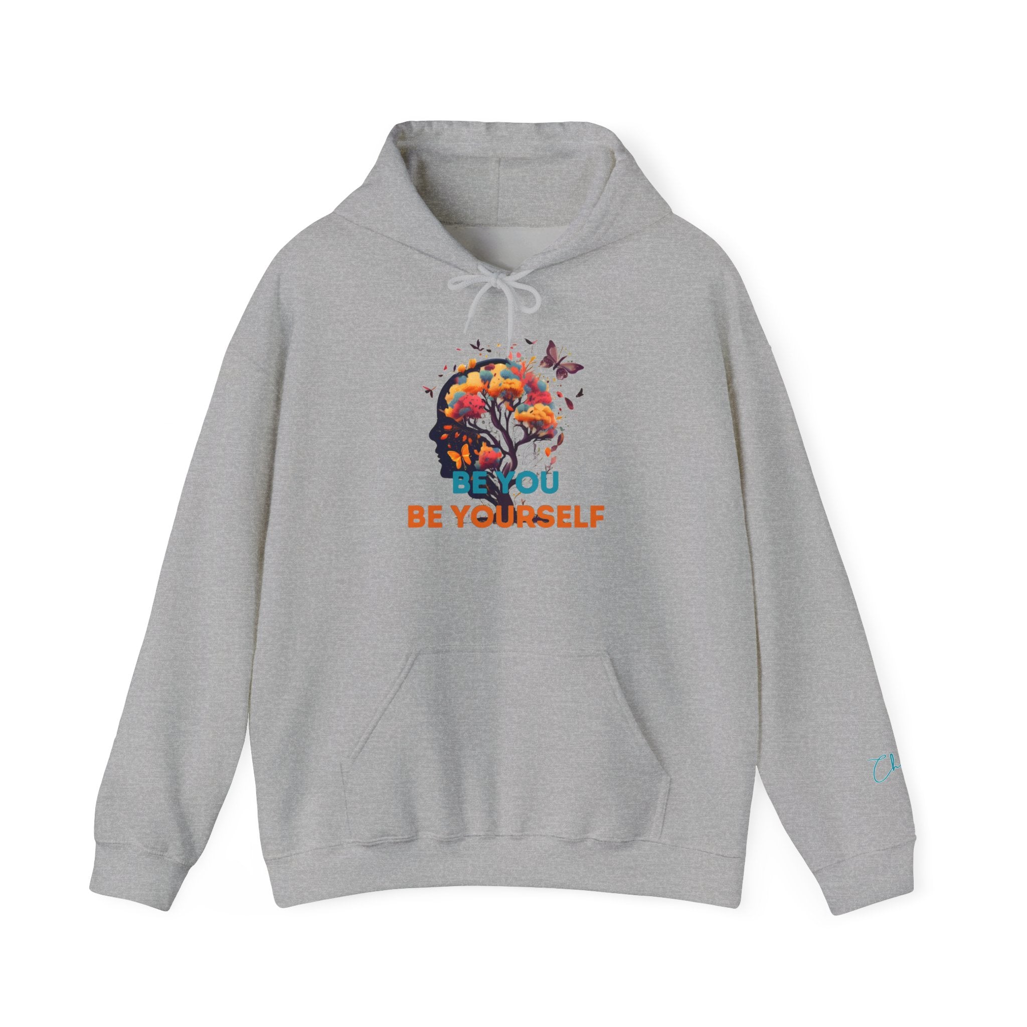 "BY-BY" Hoodie - Unisex Colorful Tree Graphic Design by CHENÈT
