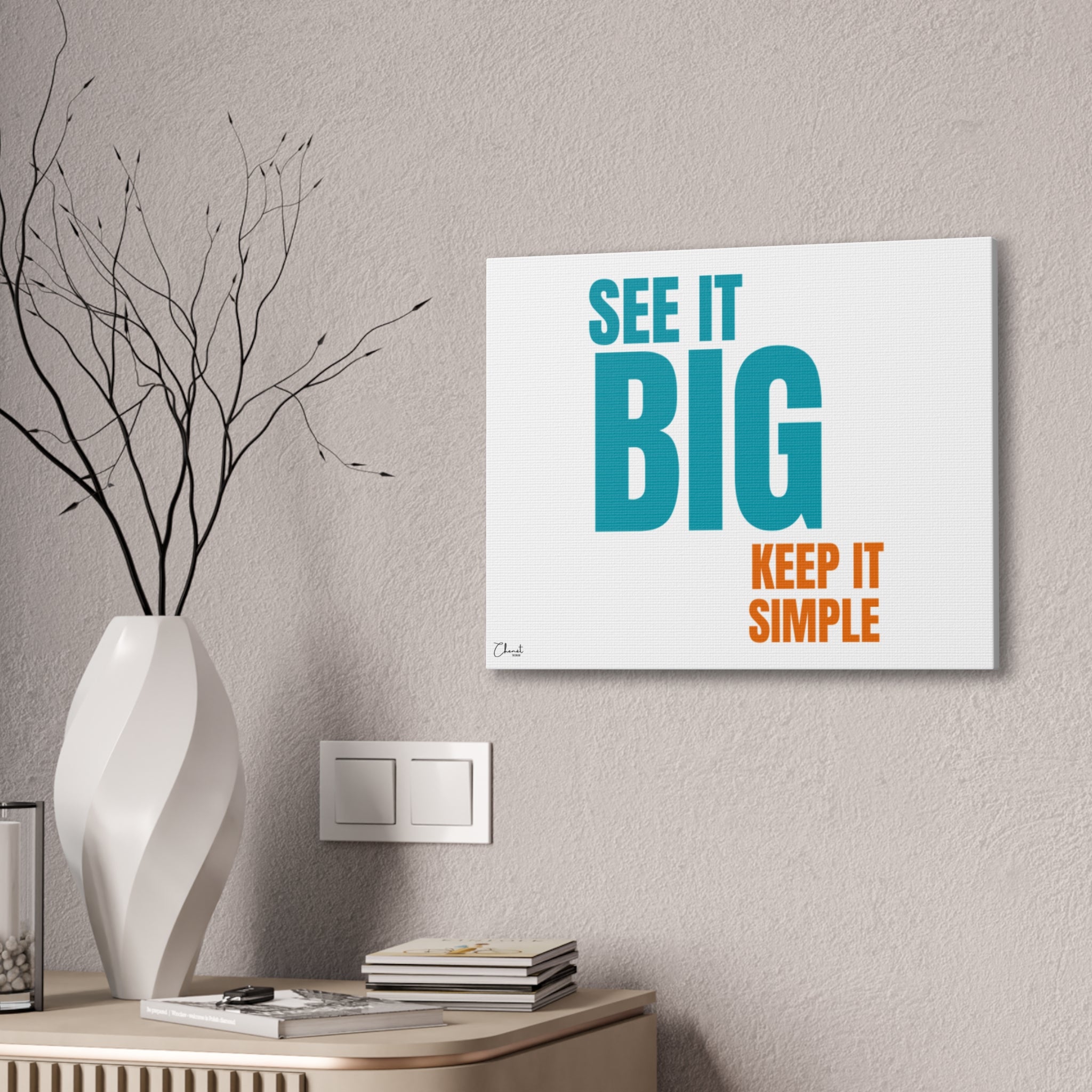 SIB-KIS Motivational Canvas Art Design By CHENÈT