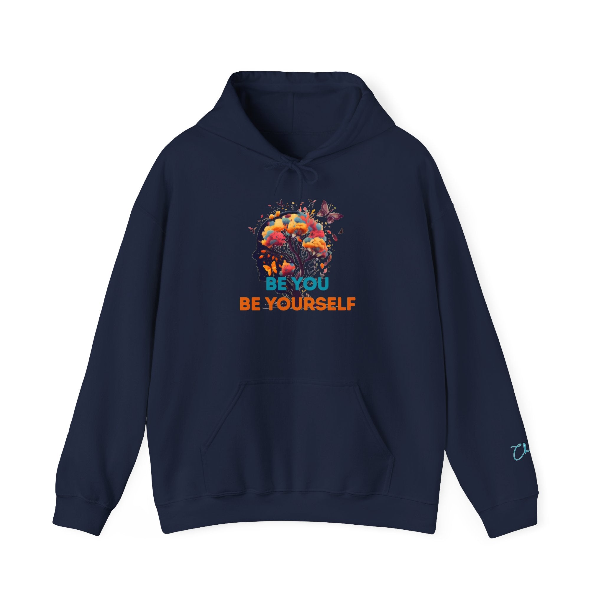 "BY-BY" Hoodie - Unisex Colorful Tree Graphic Design by CHENÈT