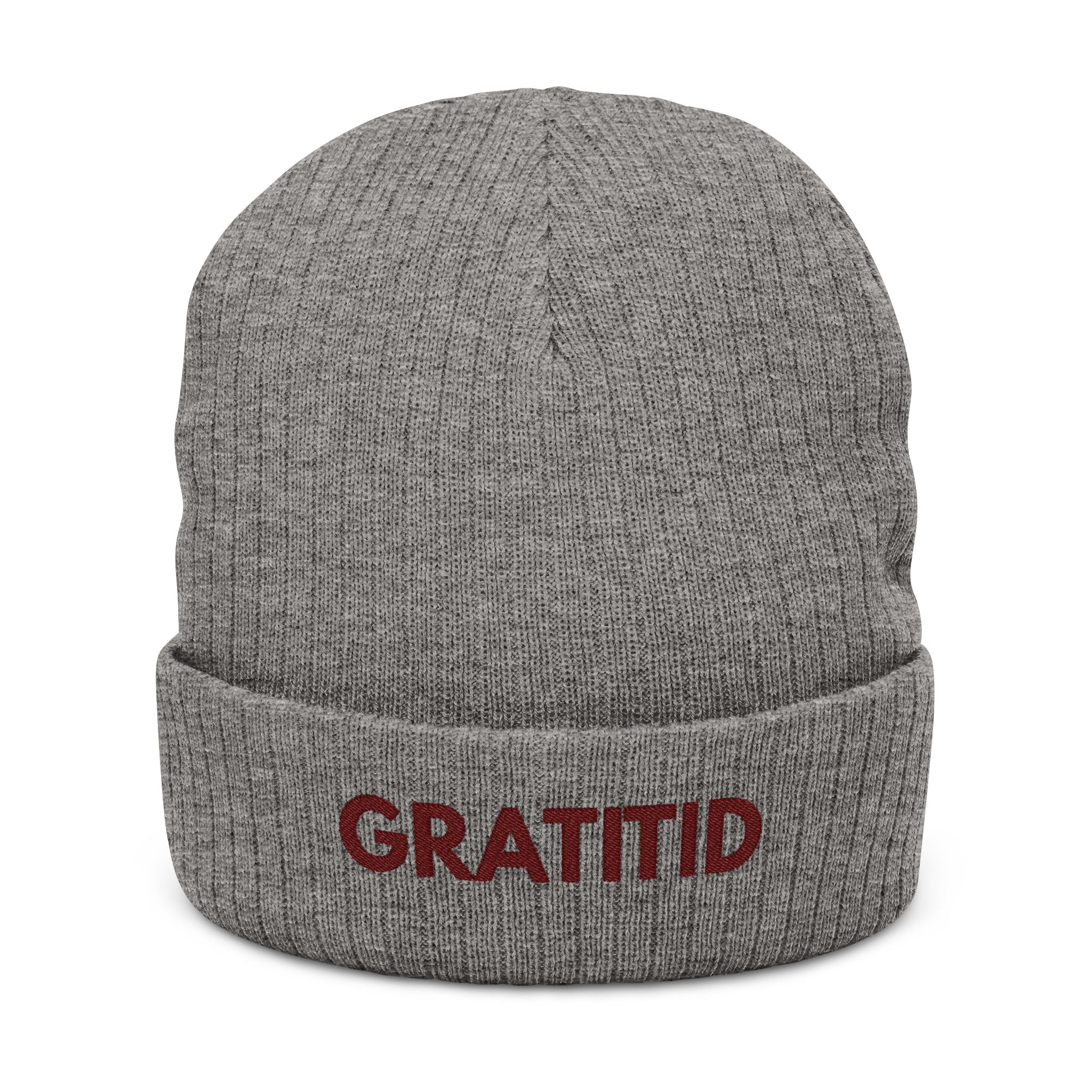 "GRATITID" Ribbed Beanie Design By CHENÈT